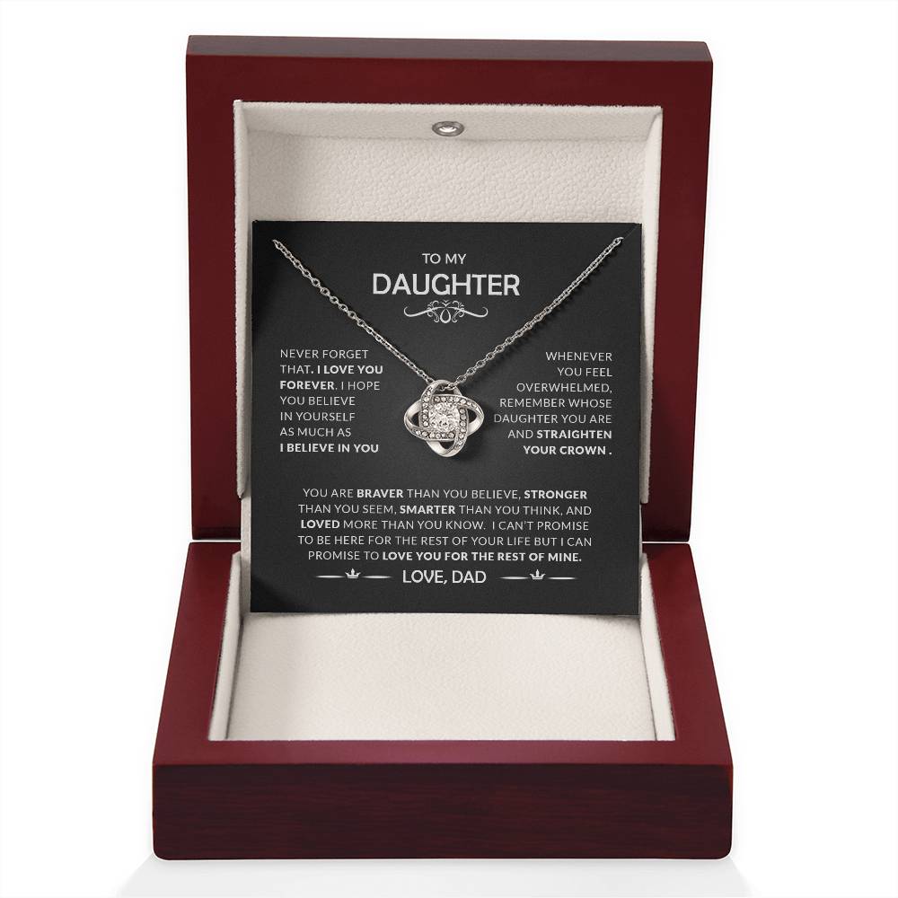 To My Daughter | Forever Love Necklace | Proud Dad