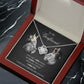 To My Girlfriend I Need You, My Queen | Love Knot Necklace