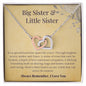 Big Sister Little Sister | Special Bond | Interlocking Heart Necklace
