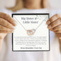 Big Sister Little Sister | Special Bond | Interlocking Heart Necklace
