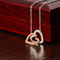 Big Sister Little Sister | Special  Bond | Interlocking Heart Necklace