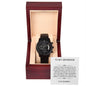 To My Grandson | From Grandpa | Someday | Black Chronograph Watch