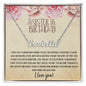 To My Sister | Happy Birthday | So Grateful | Name Necklace