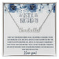 To My Sister | Happy Birthday | So Grateful | Name Necklace