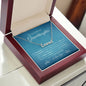 To My Amazing Granddaughter | So Proud | Name Necklace