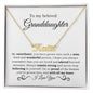 To My Amazing Granddaughter | So Proud | Name Necklace