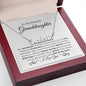 To My Amazing Granddaughter | So Proud | Name Necklace