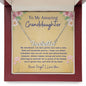 To My Amazing Granddaughter | Never Stop Believing | Name Necklace