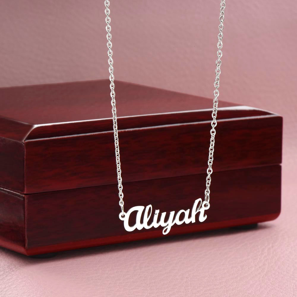 To My Amazing Granddaughter | Remember You Are Loved| Name Necklace