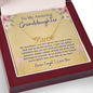 To My Amazing Granddaughter | Never Stop Believing | Name Necklace