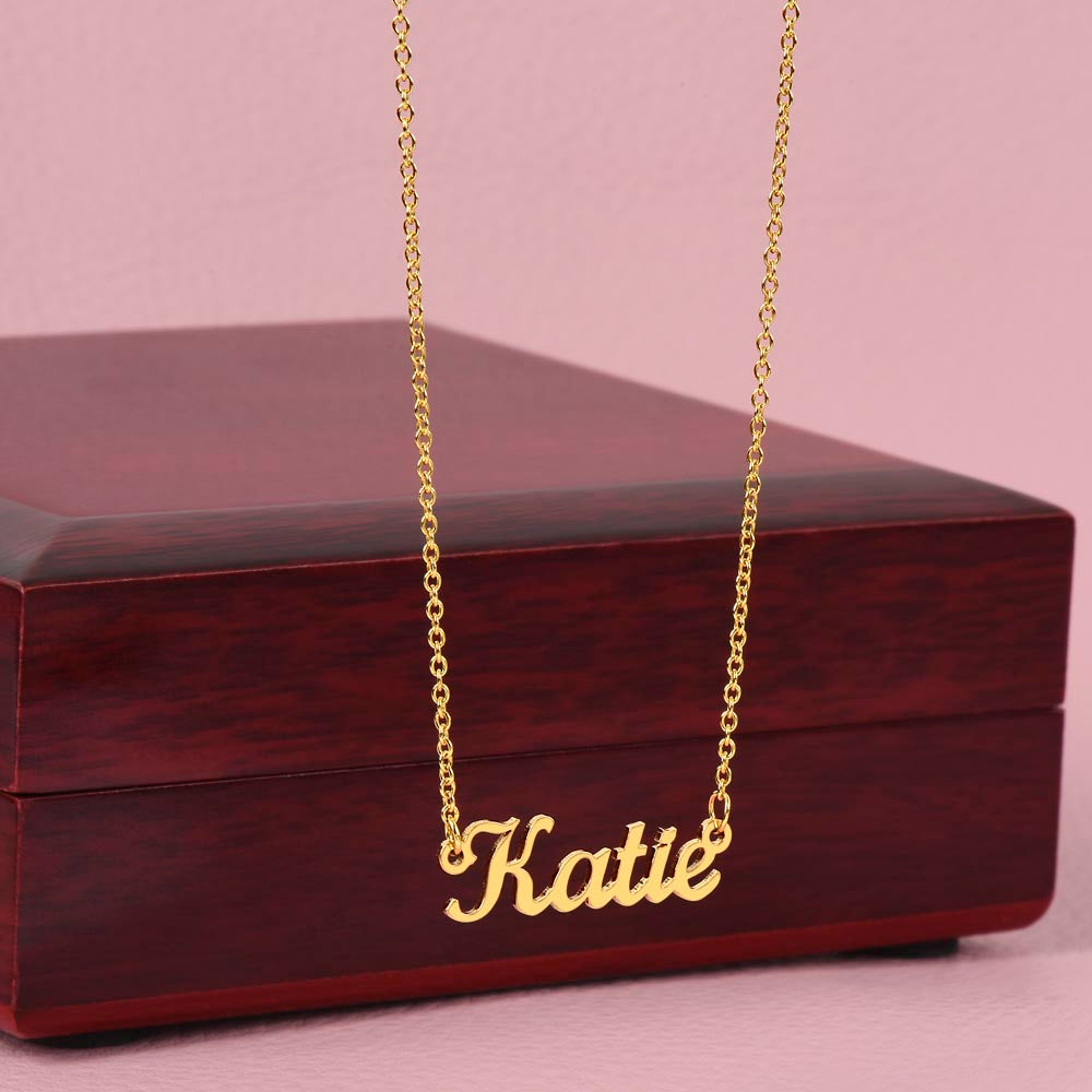 To My Amazing Granddaughter | So Proud | Name Necklace