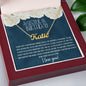 To My Sister | Happy Birthday | So Grateful | Name Necklace