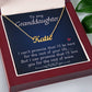 To My Granddaughter | I Promise  | Custom Name Necklace