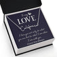 To My Love | When I'm With You | Gold Signature Name Necklace