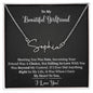 My Beautiful Girlfriend | Meeting Was Fate | Timeless Name Necklace | 18K Finish
