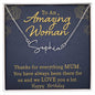 Happy Birthday Mum | We Love You | Signature Name Necklace