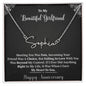 My Beautiful Girlfriend |  Give My Heart To You | Happy Anniversary | Customized Name  Necklace