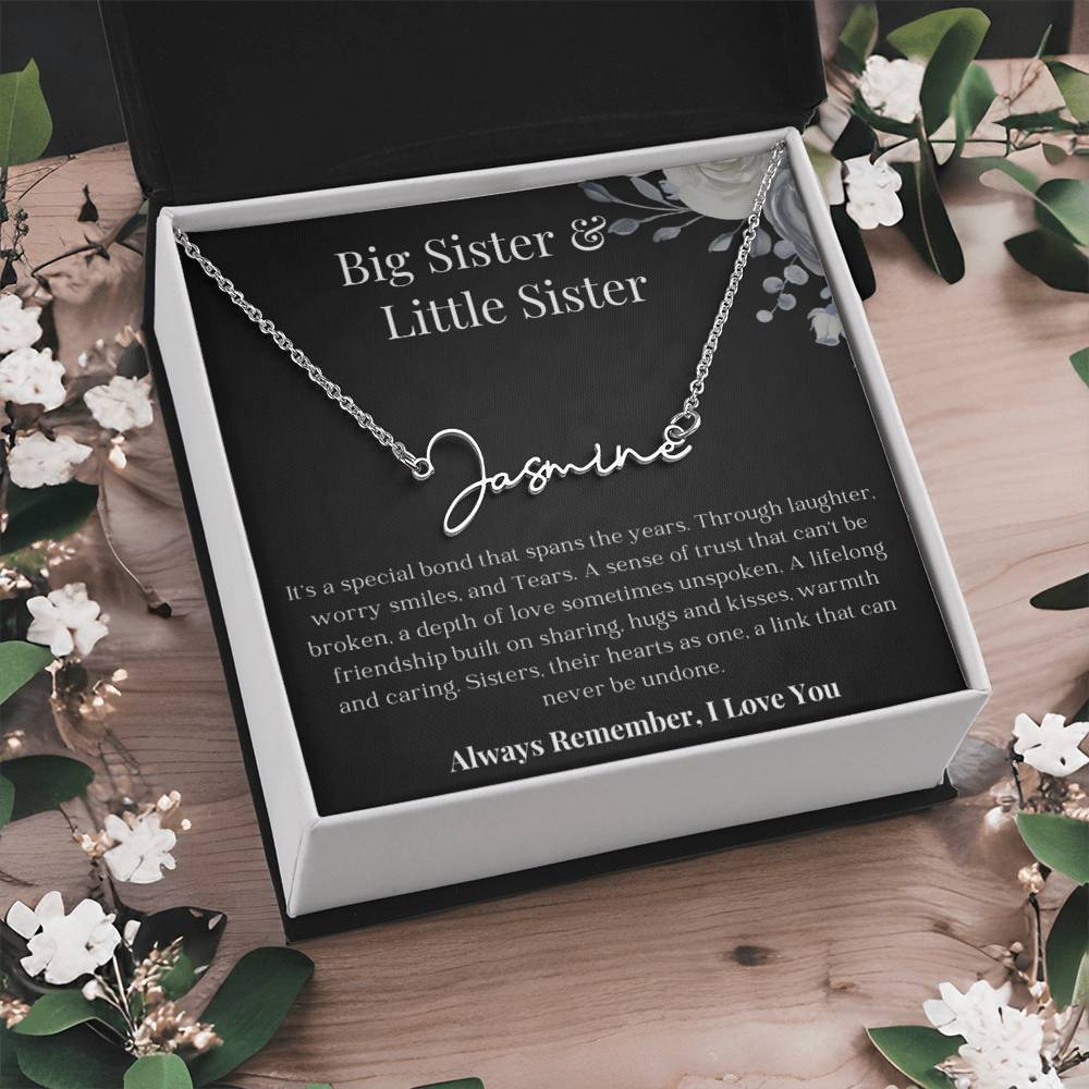 Big Sister, Little Sister | A Special Bond | Personalized Name