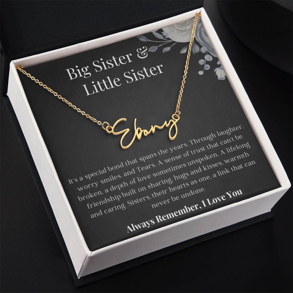 Big Sister, Little Sister | A Special Bond | Personalized Name