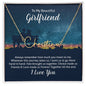To My Beautiful Girlfriend | Always Remember | Gold Name Necklace