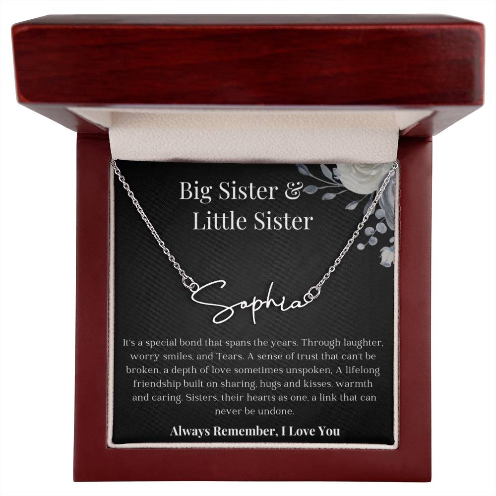 Big Sister, Little Sister | A Special Bond | Personalized Name