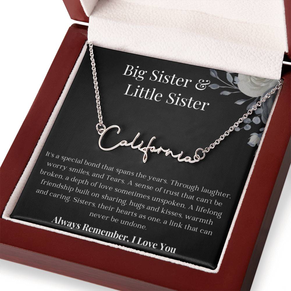 Big Sister, Little Sister | A Special Bond | Personalized Name