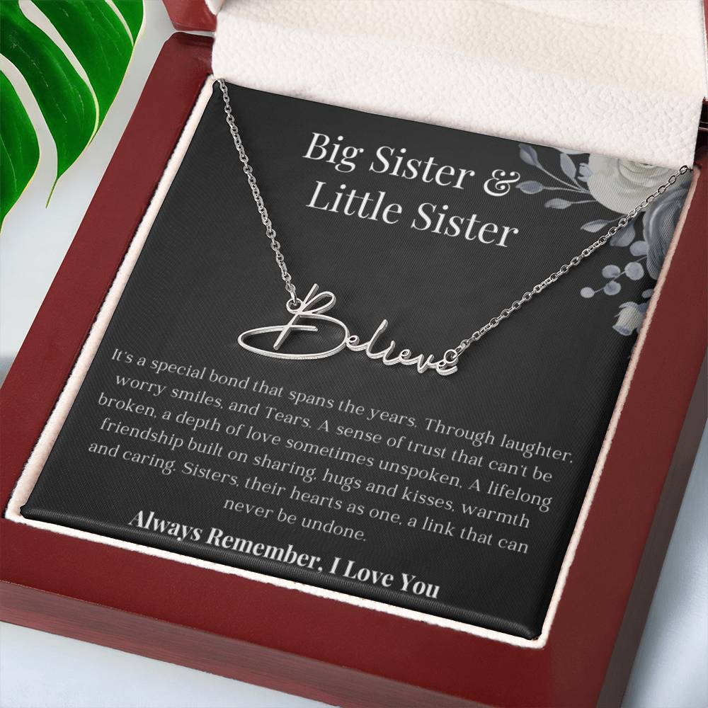 Big Sister, Little Sister | A Special Bond | Personalized Name