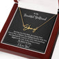 My Beautiful Girlfriend | Meeting Was Fate | Timeless Name Necklace | 18K Finish
