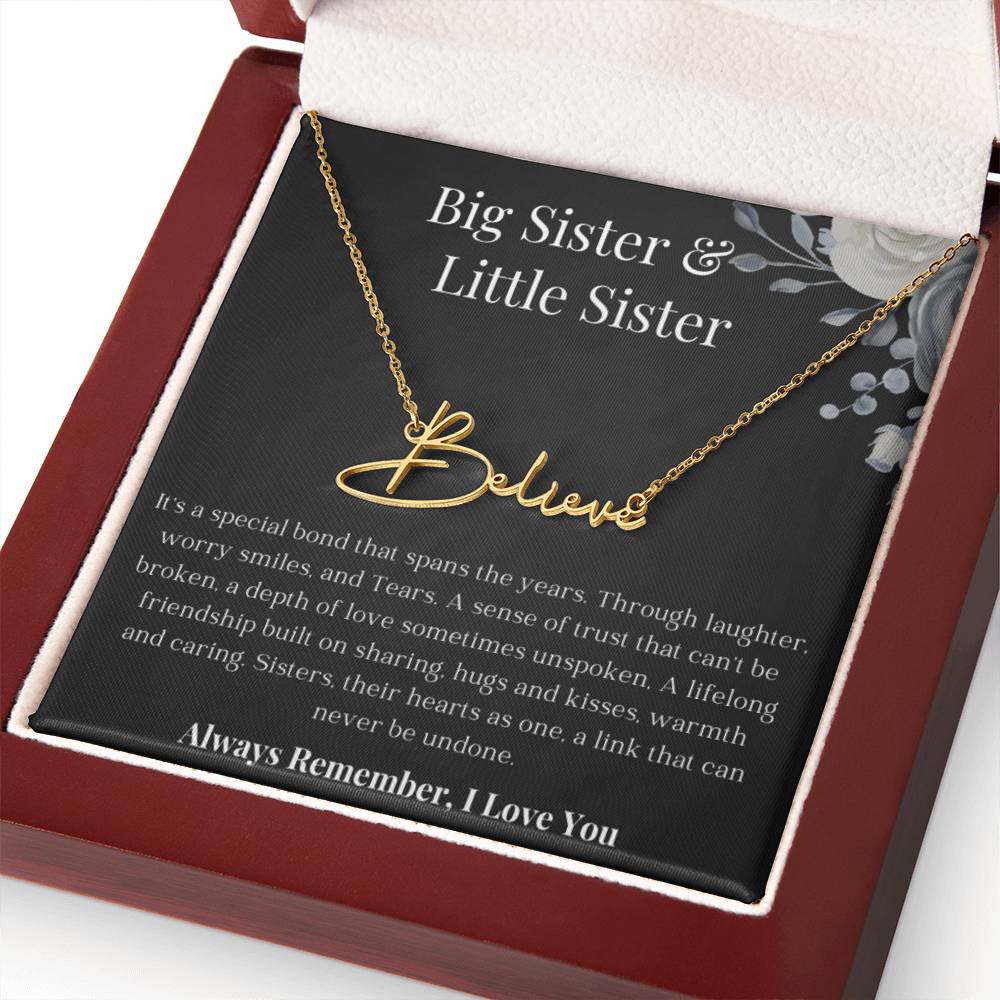 Big Sister, Little Sister | A Special Bond | Personalized Name