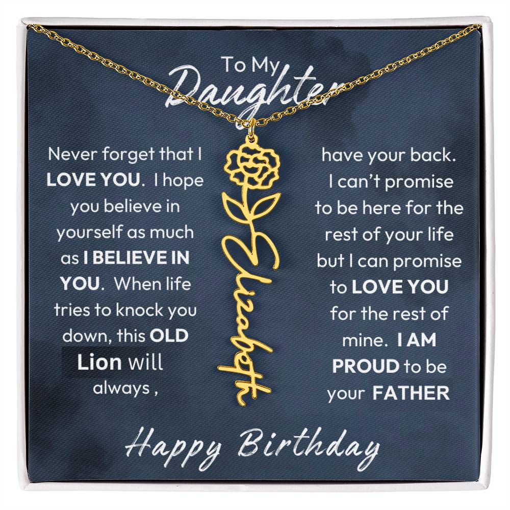 To My Daughter | Believe In Yourself | Birthday Gift From Dad