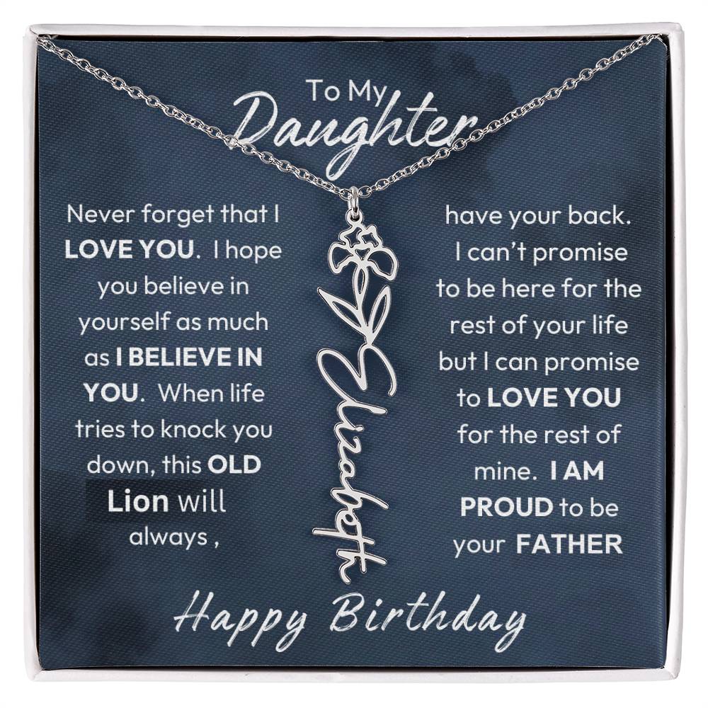 To My Daughter | Believe In Yourself | Birthday Gift From Dad