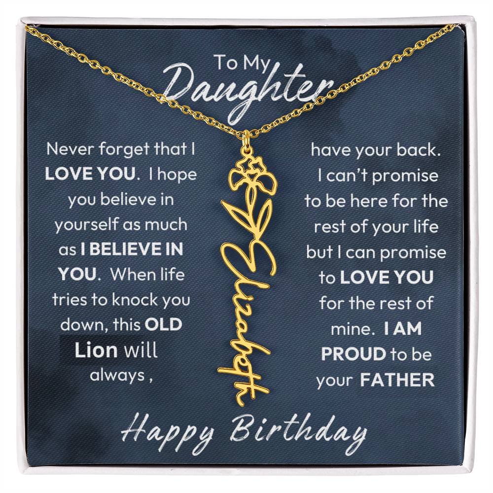 To My Daughter | Believe In Yourself | Birthday Gift From Dad