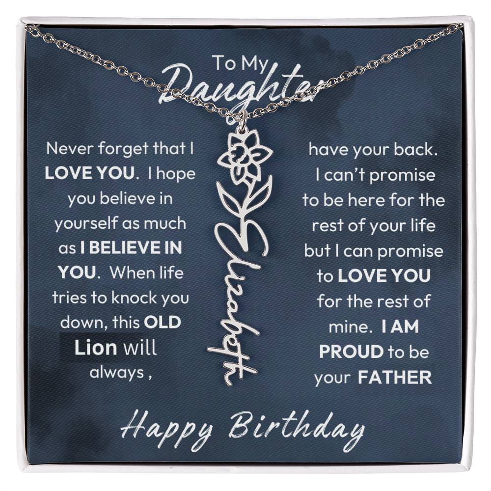 To My Daughter | Believe In Yourself | Birthday Gift From Dad