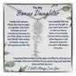 To My Bonus Daughter | Life gave me the Gift of You |  Birth Flower Necklace