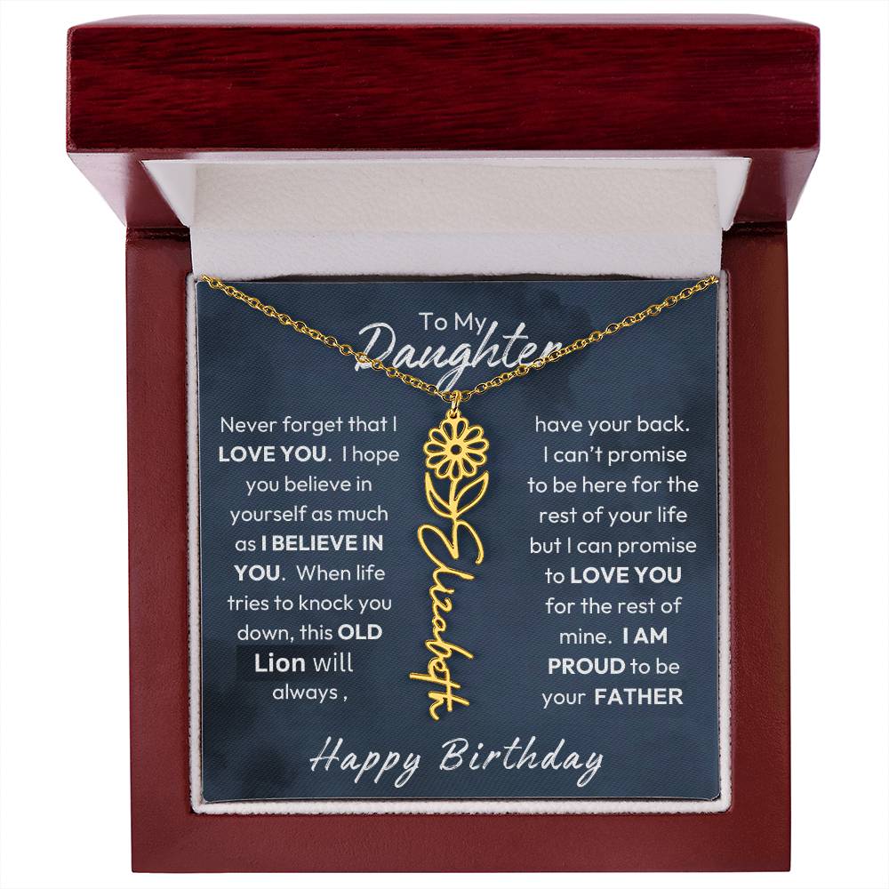 To My Daughter | Believe In Yourself | Birthday Gift From Dad