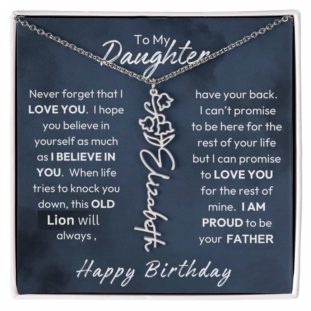 To My Daughter | Believe In Yourself | Birthday Gift From Dad