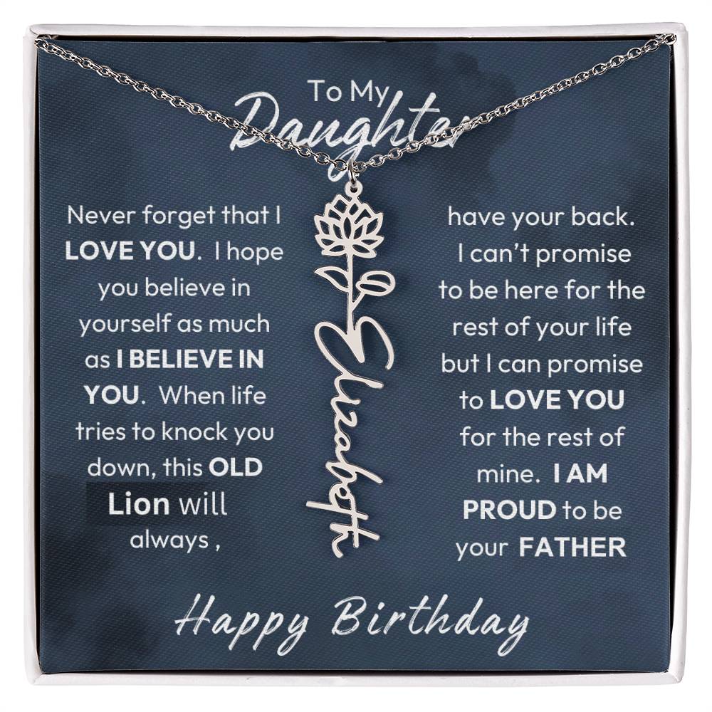 To My Daughter | Believe In Yourself | Birthday Gift From Dad