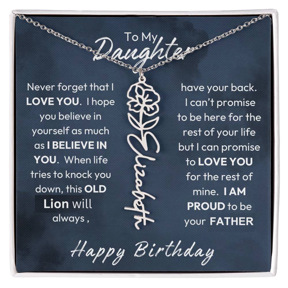 To My Daughter | Believe In Yourself | Birthday Gift From Dad