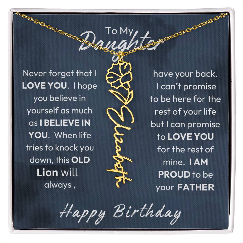 To My Daughter | Believe In Yourself | Birthday Gift From Dad