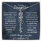 To My Daughter | Proud to Be Your Mother | Birth Flower Neckalce