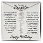 Father-Daughter |  Happy Birthday | Proud To Be Your Father | Birth Flower