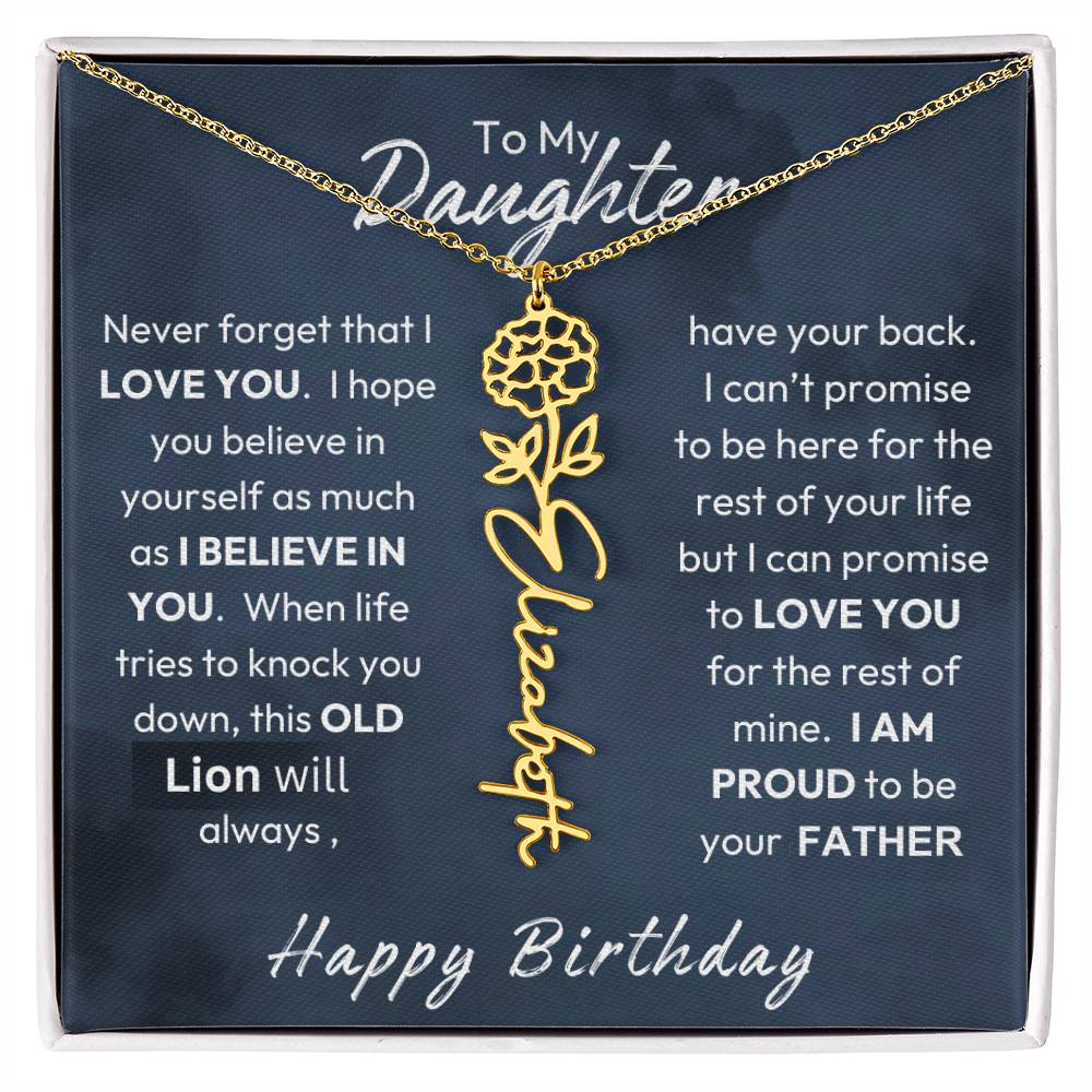 To My Daughter | Believe In Yourself | Birthday Gift From Dad