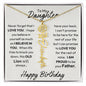 Father-Daughter |  Happy Birthday | Proud To Be Your Father | Birth Flower