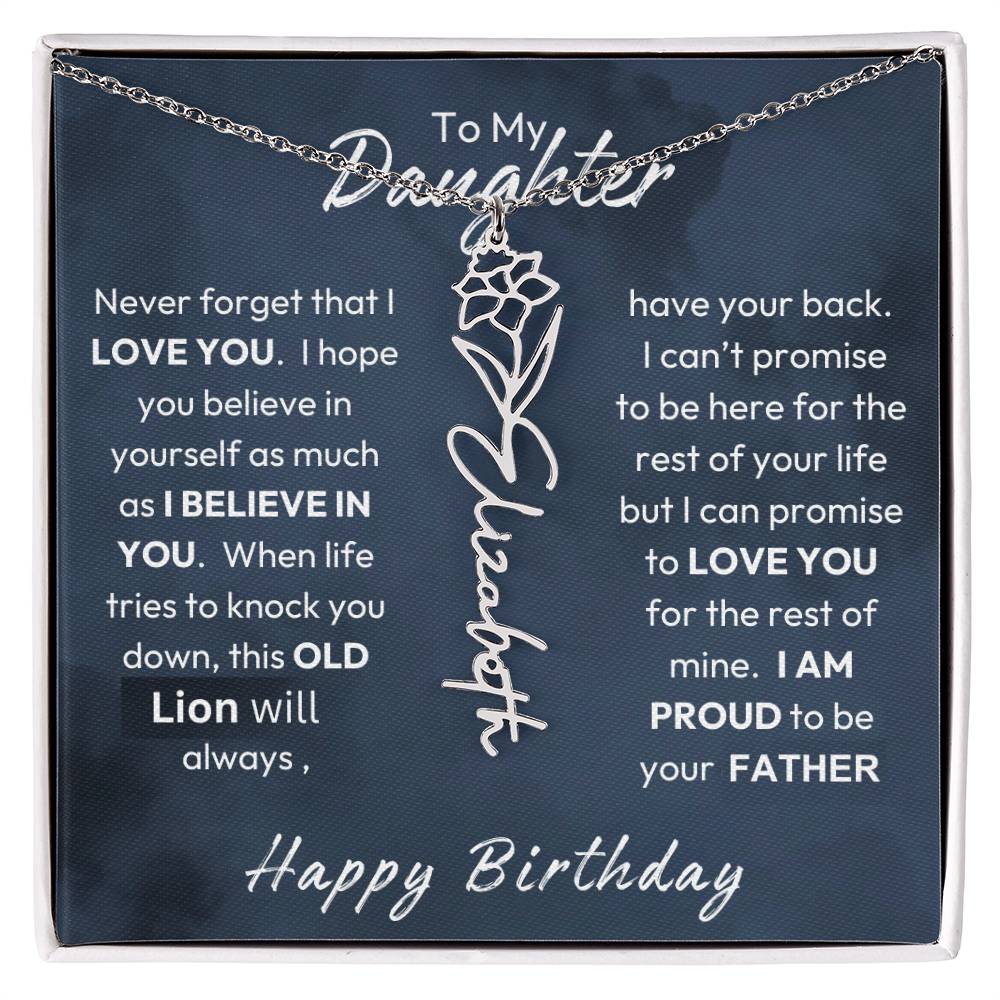 To My Daughter | Believe In Yourself | Birthday Gift From Dad