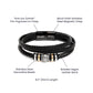 To My Grandson | Grandpa | Our Bond | Love You Forever Bracelet