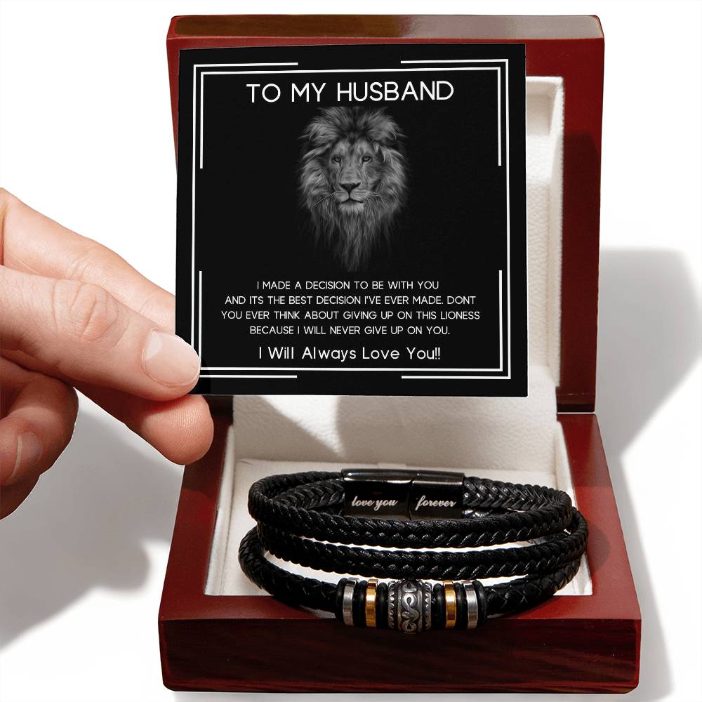 To My Husband | Best Decision | Love You Forever Bracelet