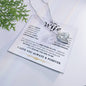 My Wife |  I Can't Live Without You | Forever Love Necklace