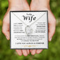 My Wife |  I Can't Live Without You | Forever Love Necklace