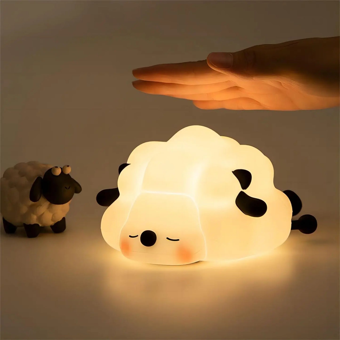 CuddleCritters | LED Night Light | Rechargable Lamp | 3-Level Dimmable Settings