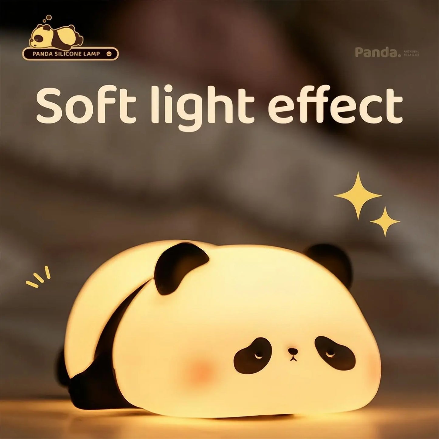 CuddleCritters | LED Night Light | Rechargable Lamp | 3-Level Dimmable Settings